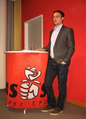 Kommt aus Heidenheim und war in Heidenheim: Der Juso-Landesvorsitzende Frederick Brütting